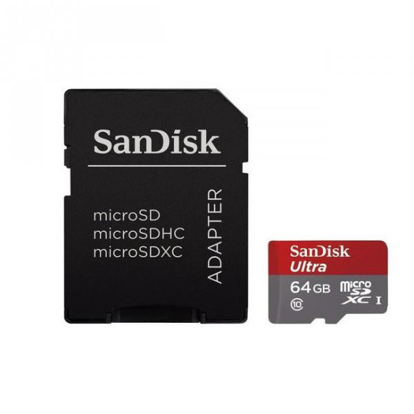 Карта памяти MicroSDXC 64GB SanDisk Ultra® UHS-I, Class 10, 48 МБ/с - фото 3 - id-p26121235