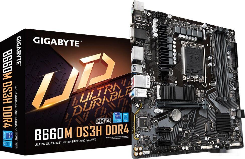 Материнская плата Gigabyte B660M DS3H DDR4 (rev. 1.0)