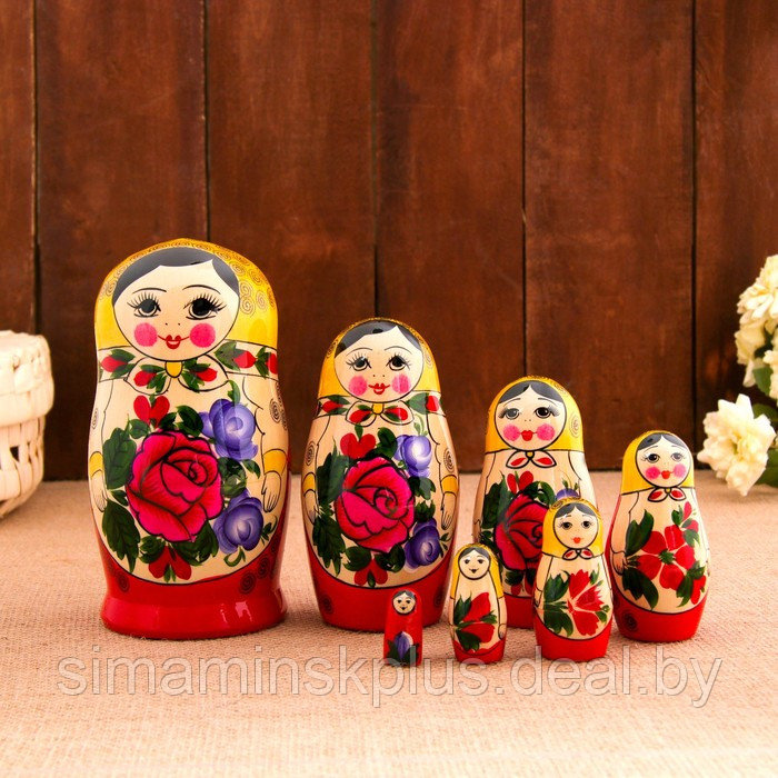 Матрешка "Семёновская", 7-и кукольная, высшая категория - фото 9 - id-p200351557