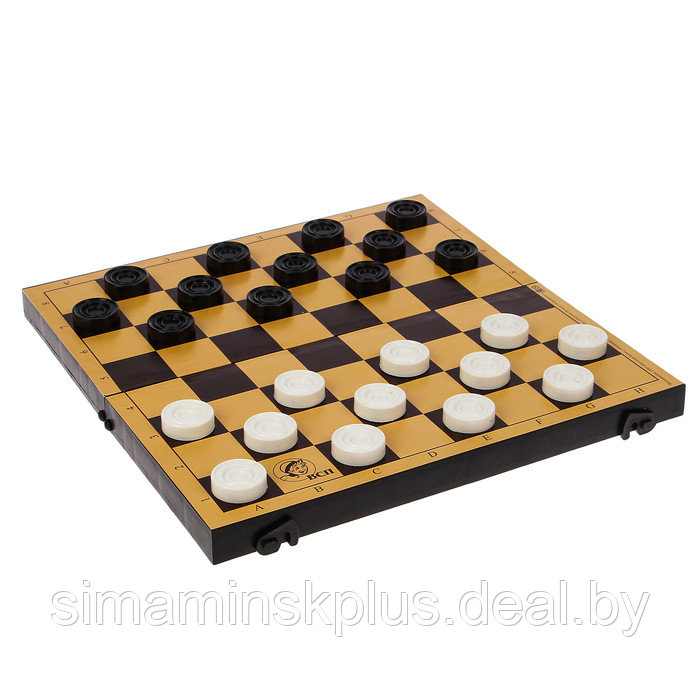 Настольная игра 2 в 1 "Семейная": шахматы, шашки, доска пластик 30 х 30 см - фото 4 - id-p200358750