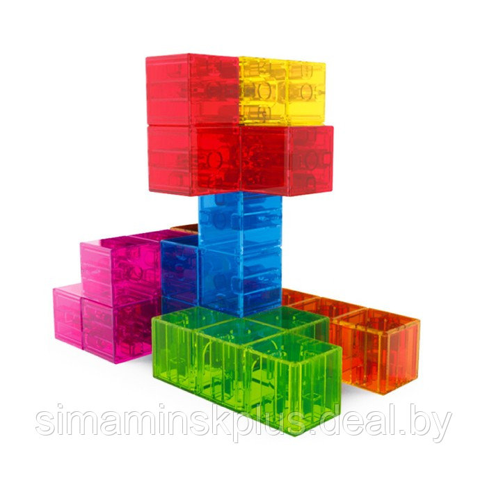 Конструктор магнитный «Магический куб», 7 деталей, 54 задания - фото 3 - id-p200354778