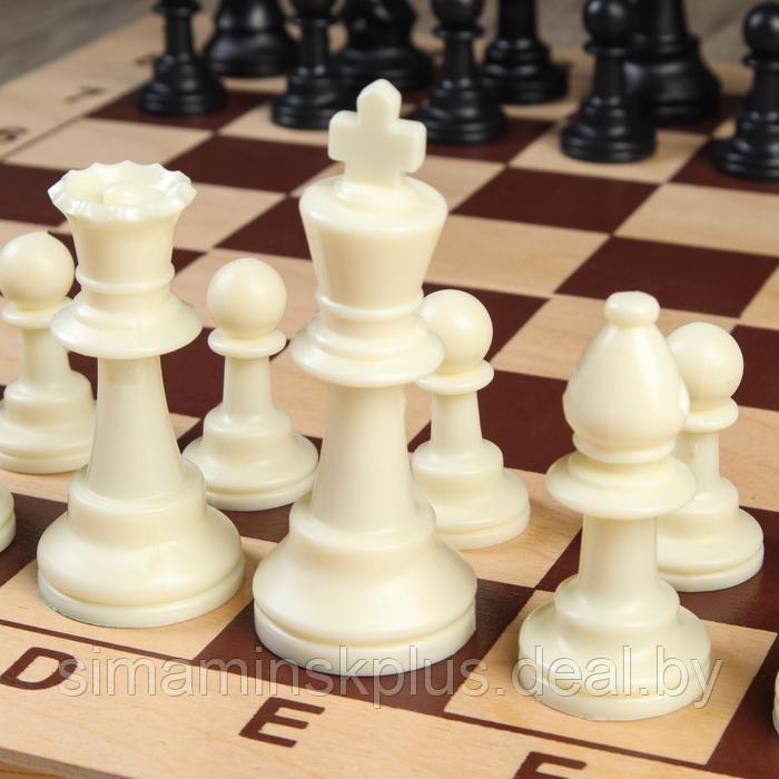 Шахматные фигуры, пластик, король h-9.5 см, пешка h-4.5 см - фото 3 - id-p200358842