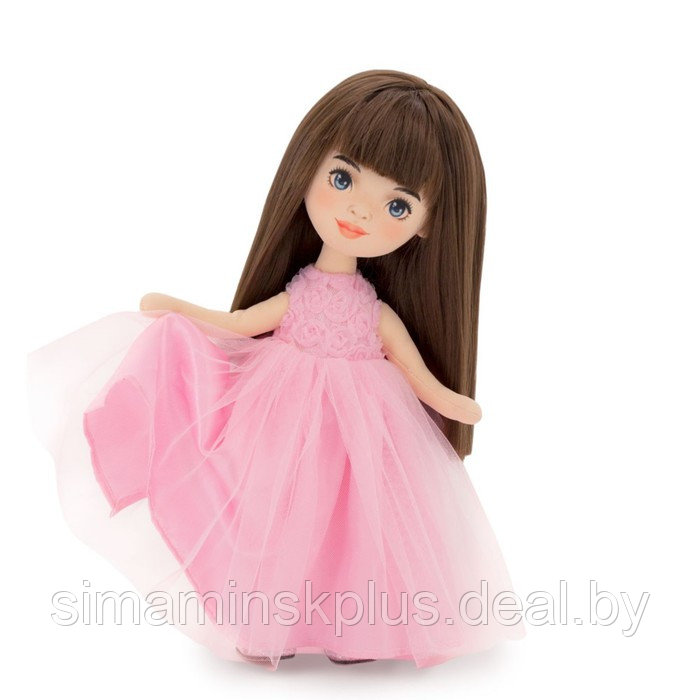 Мягкая кукла Sophie «В розовом платье с розочками», 32 см - фото 1 - id-p200353782