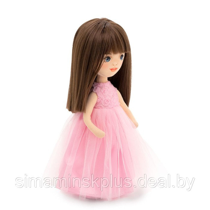 Мягкая кукла Sophie «В розовом платье с розочками», 32 см - фото 4 - id-p200353782