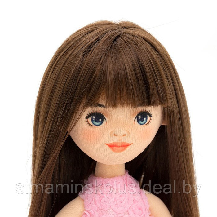 Мягкая кукла Sophie «В розовом платье с розочками», 32 см - фото 5 - id-p200353782