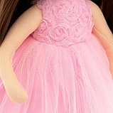Мягкая кукла Sophie «В розовом платье с розочками», 32 см, фото 6