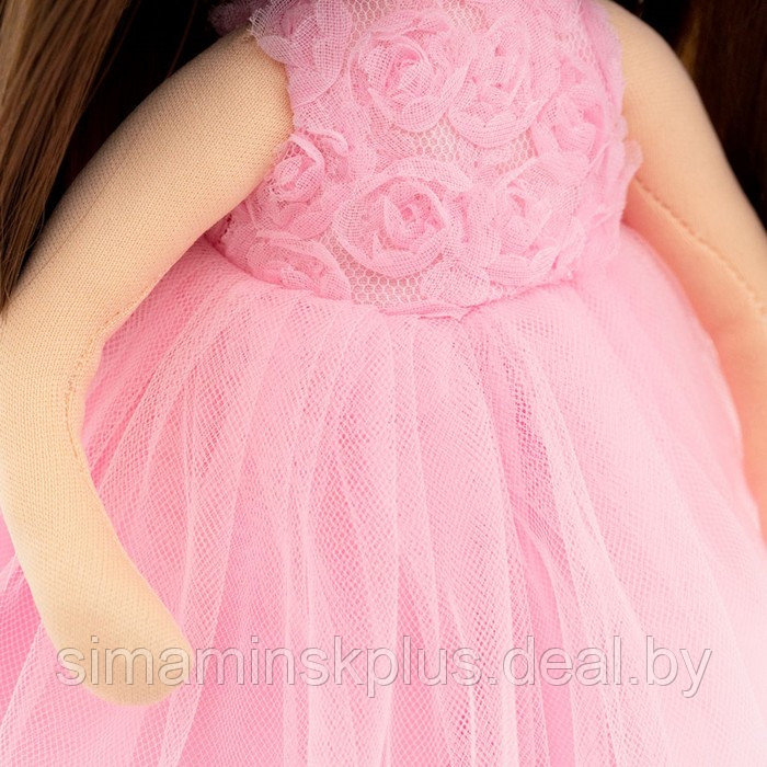Мягкая кукла Sophie «В розовом платье с розочками», 32 см - фото 6 - id-p200353782