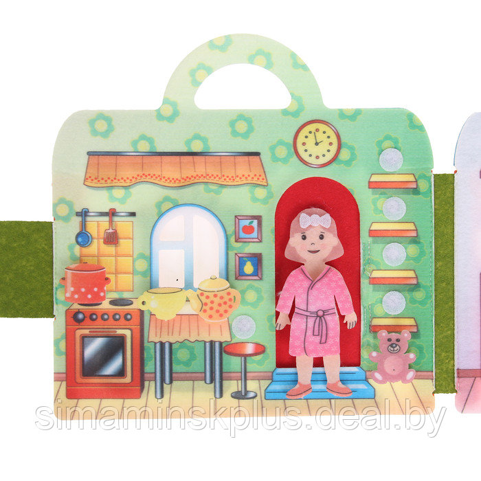 Коврик-игралка "Кукольный домик", высота куклы 11 см - фото 5 - id-p200353799