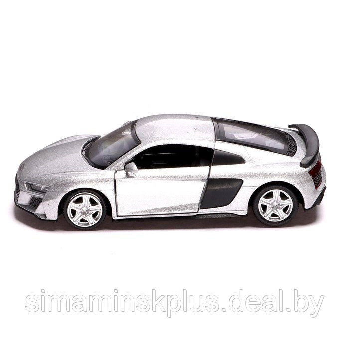 Машина металлическая AUDI R8 COUPE, 1:32, инерция, открываются двери, цвет серый - фото 2 - id-p200355909