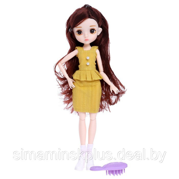 Кукла модная шарнирная «Алиса» в платье, МИКС - фото 5 - id-p200353957
