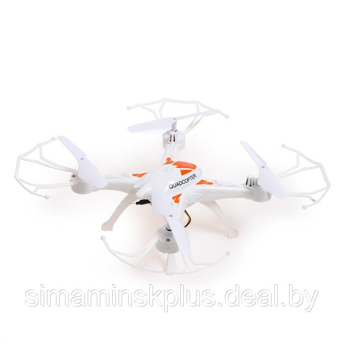 Квадрокоптер LH-X16WF, камера, передача изображения на смартфон, Wi-FI, цвет белый - фото 3 - id-p200356046
