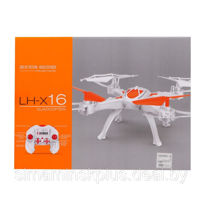 Квадрокоптер LH-X16WF, камера, передача изображения на смартфон, Wi-FI, цвет белый - фото 8 - id-p200356046