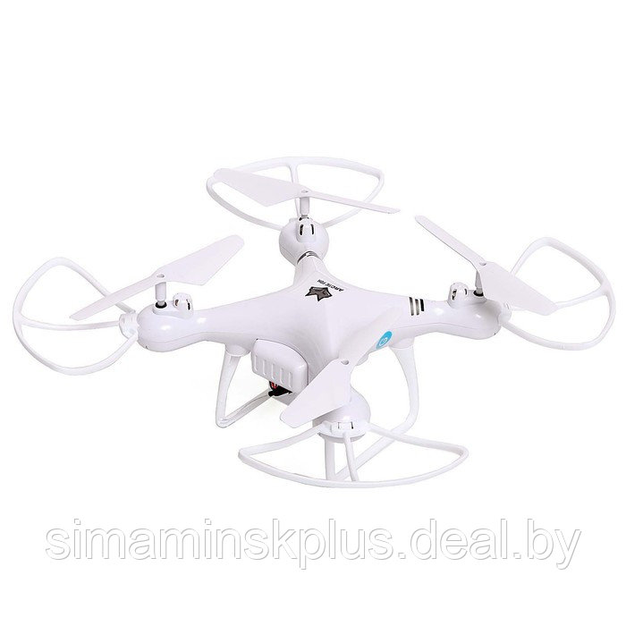 Квадрокоптер WHITE DRONE, камера 2.0 МП, Wi-Fi, цвет белый - фото 3 - id-p200356049