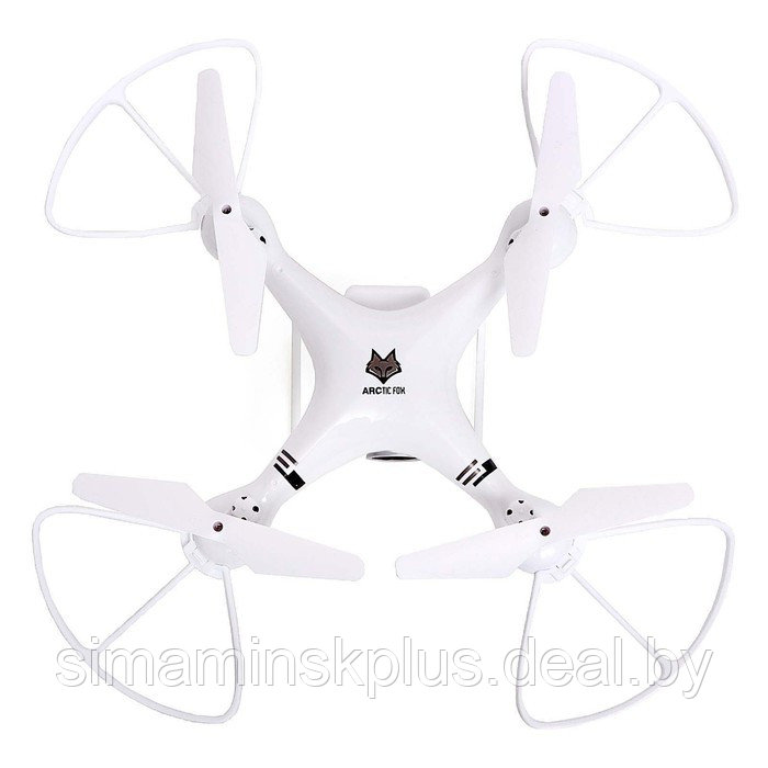 Квадрокоптер WHITE DRONE, камера 2.0 МП, Wi-Fi, цвет белый - фото 4 - id-p200356049