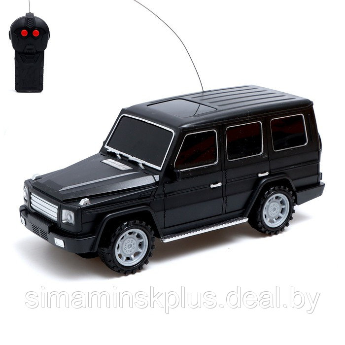 Джип радиоуправляемый «Гелик», работает от батареек, цвет чёрный - фото 1 - id-p200356060
