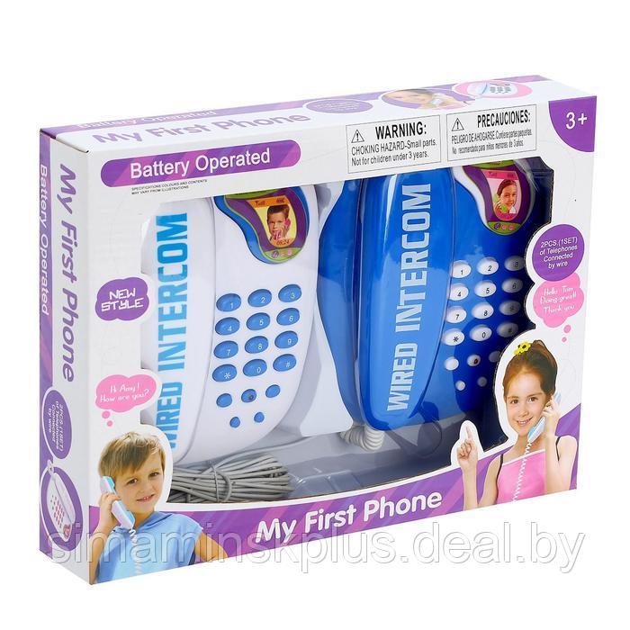 Телефон «Давай поговорим», в наборе 2 телефона, МИКС - фото 7 - id-p200357136