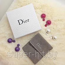 Серьги Диор c логотипом Dior