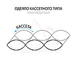 Одеяло из серого гусиного пуха 1-й категории "Визаж" Белашофф 2,0 сп. арт. ОВ 2-2С, фото 2