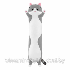 Мягкая игрушка «Кот Батон», цвет серый, 90 см