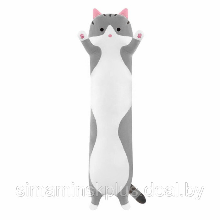 Мягкая игрушка «Кот Батон», цвет серый, 90 см - фото 1 - id-p200357228