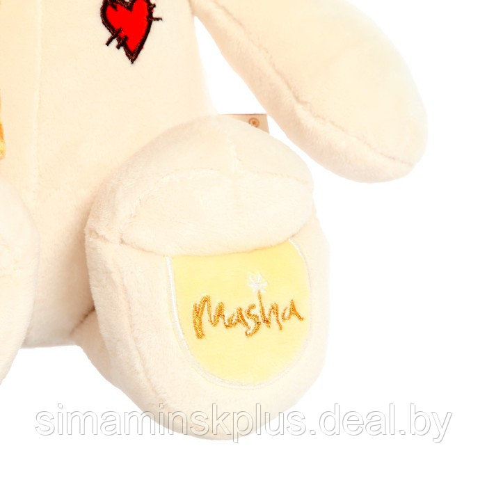 Мягкая игрушка «Медведь Masha» в шапке, 30 см - фото 4 - id-p200358270
