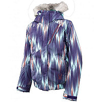 Куртка Spyder Youth Girl'S Lola Jacket (8, regal dashed print/chill, 2014-2015)