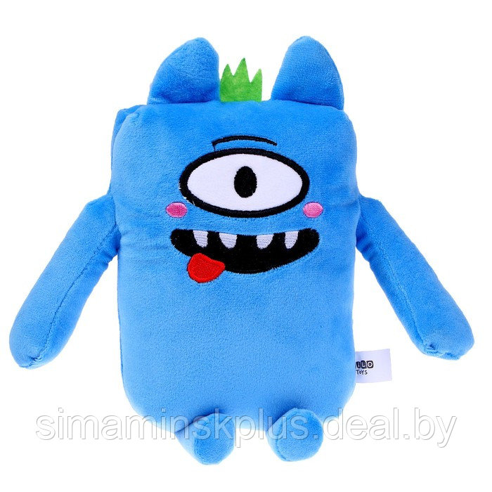 Мягкая игрушка монстрик, цвет синий, 14 х 21,5 х 7 см - фото 2 - id-p200357367