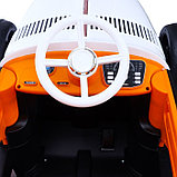 Электромобиль «Ретро», 2 мотора, цвет оранжевый, фото 4