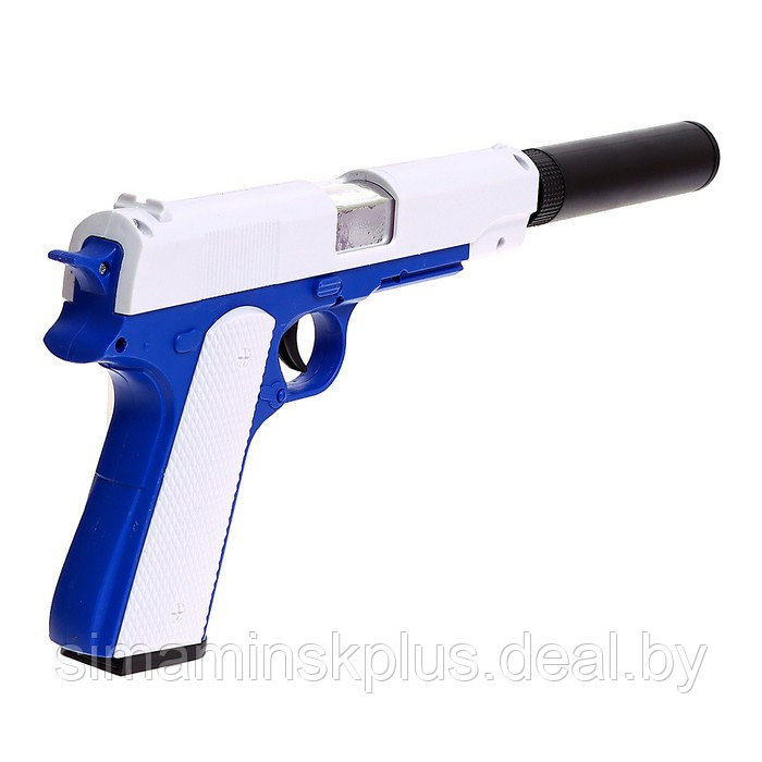 Пистолет «Кольт», с гильзами, глушителем, стреляет мягкими пулями - фото 3 - id-p200354319