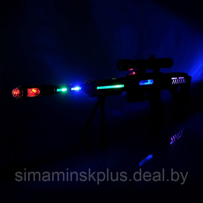 Ружьё «Снайпер», световые и звуковые эффекты, вибрация, работает от батареек - фото 4 - id-p200354349