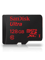 Карта памяти MicroSDXC 128GB SanDisk Ultra® UHS-I, Class 10, 80 МБ/с - фото 2 - id-p47418957