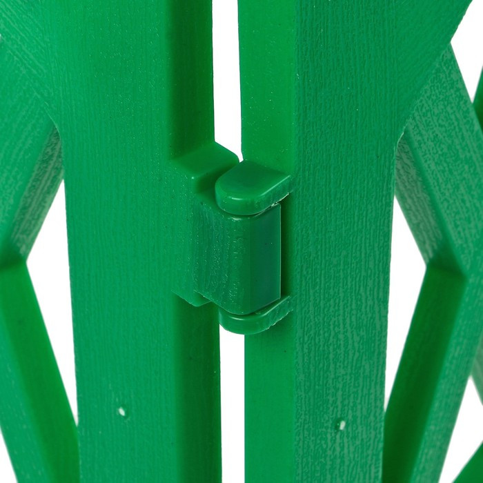 Ограждение декоративное, 35 × 232 см, 4 секции, пластик, зелёное, MODERN, Greengo - фото 5 - id-p200370481