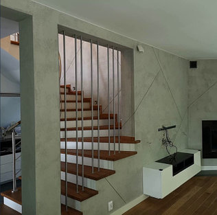 Отделка декоративной штукатуркой