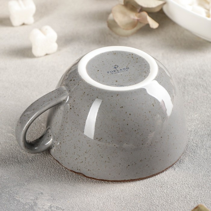 Чашка чайная Dark Grey, 340 мл, цвет тёмно-серый - фото 4 - id-p200371189