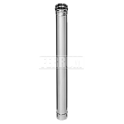 Дымоход 1.0м (430/0.8 мм) (Ferrum)