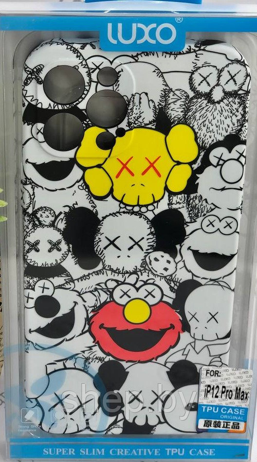 Чехол KAWS закрытого типа ,светится в темноте, IPhone 12PROMax