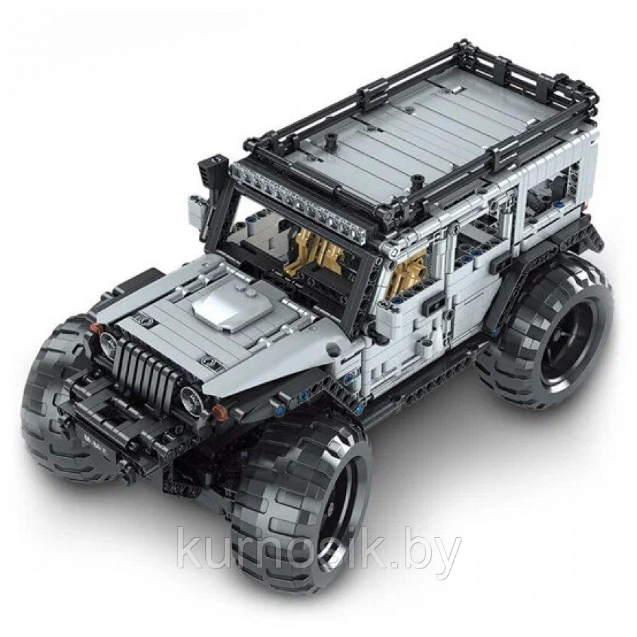 Конструктор 15009 MOULD KING Автомобиль Jeep Wrangler-Expedition на радиоуправлении, 1288 деталей - фото 2 - id-p200373885
