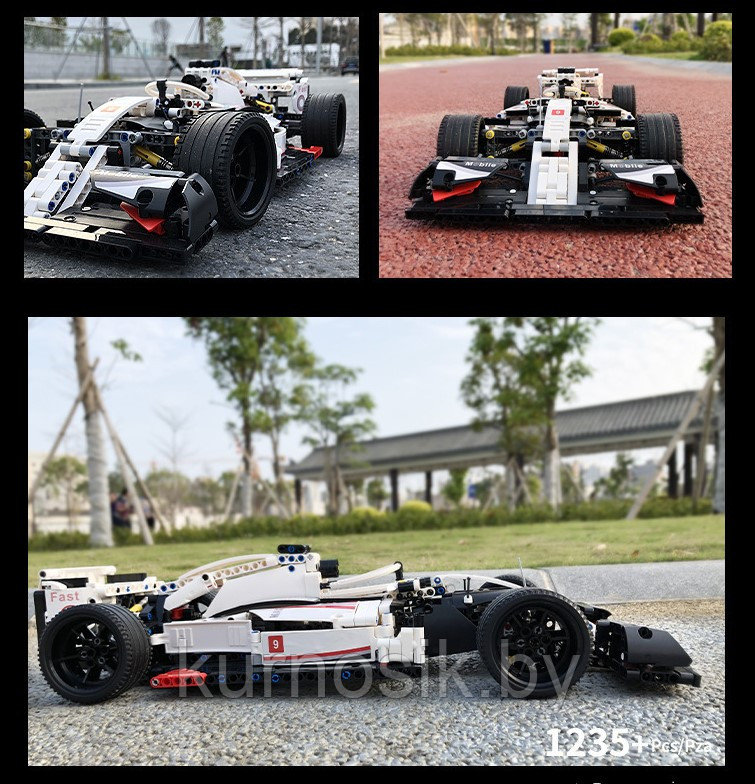 Конструктор 13117 MOULD KING Автомобиль Formula One F1, 1235 деталей - фото 4 - id-p200374710