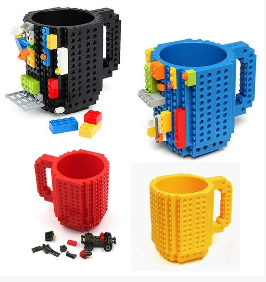 Подарочная кружка-конструктор Лего 400мл разные цвета!! - фото 3 - id-p193477245