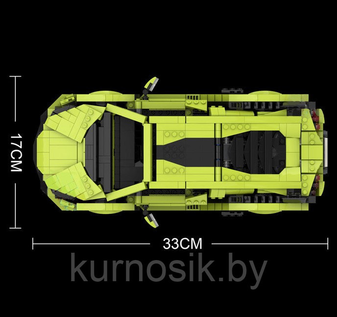 Конструктор 10011 MOULD KING Автомобиль Lamborghini Sian, 1133 детали - фото 6 - id-p200375475