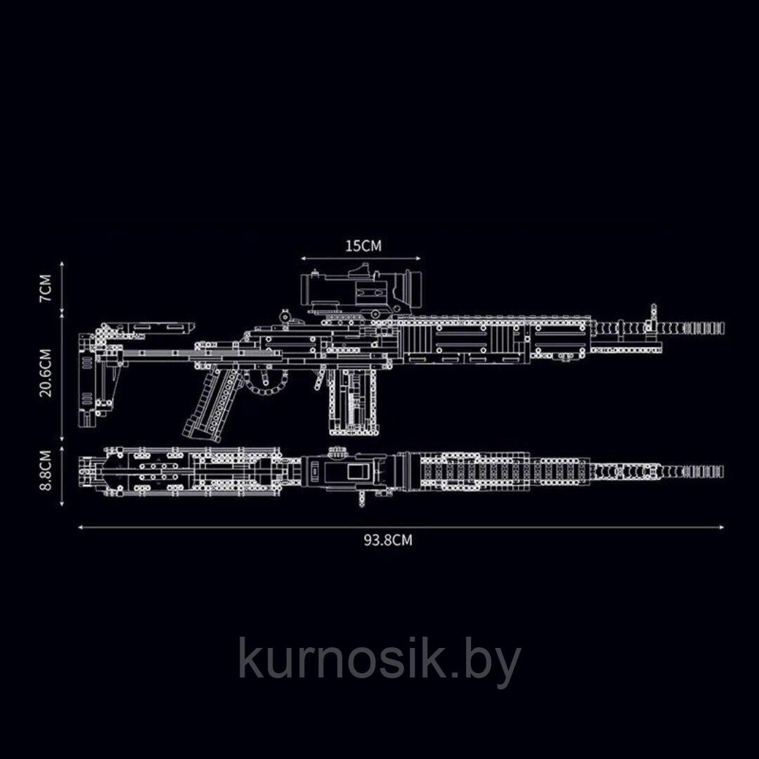 Конструктор 14026 MOULD KING Штурмовая винтовка МК14, 1606 деталей - фото 4 - id-p200375502