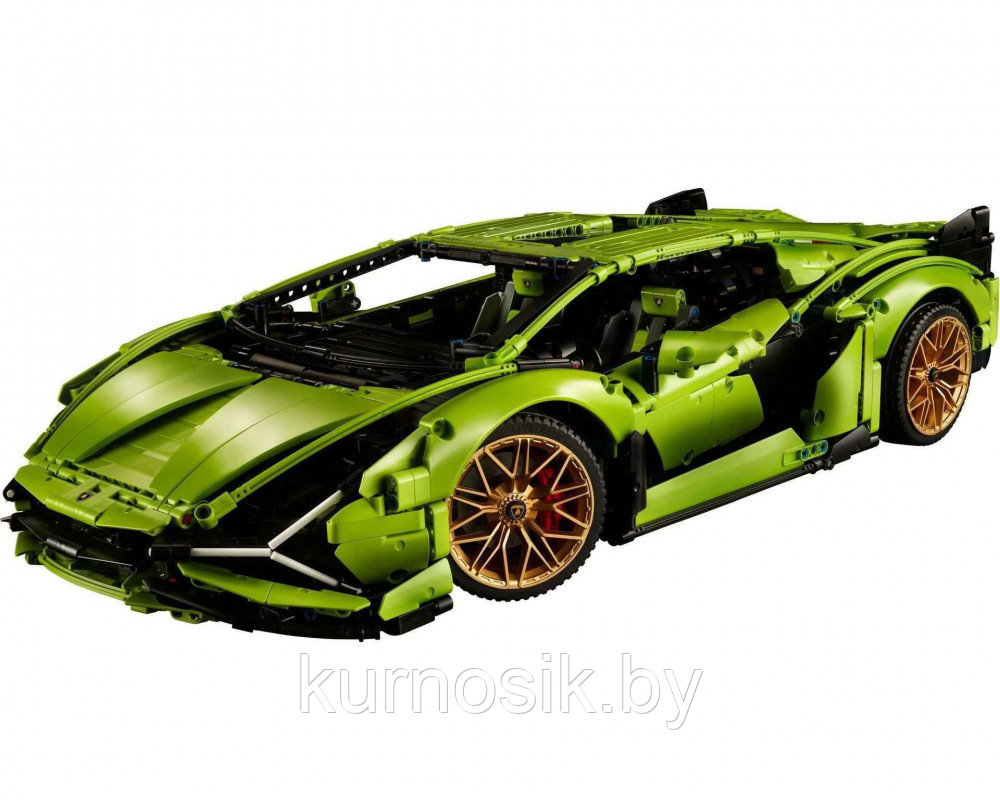 Конструктор 13057S MOULD KING Автомобиль Lamborghini Sian FKP 37, 3819 деталей - фото 2 - id-p200375551