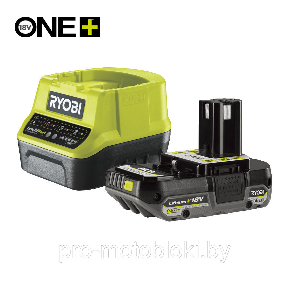 ONE + / Аккумулятор с зарядным устройством RYOBI RC18120-120C - фото 1 - id-p200015321