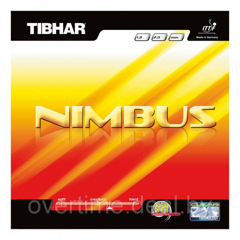 Накладка д/ракетки TIBHAR Nimbus max, black - фото 1 - id-p200375622