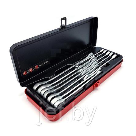 Набор метрических трещоточных ключей 12 предметов 8-19мм FORCE 51210M, фото 2
