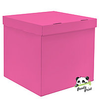 Коробка для шаров 600х600х600 розовая (почтой не отправляем)