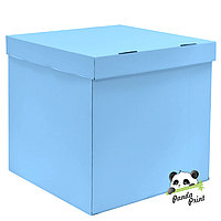 Коробка для шаров 600х600х600 голубая (почтой не отправляем)