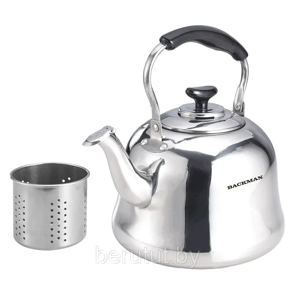 Чайник заварочный со свистком 1 л BACKMAN BM-0713