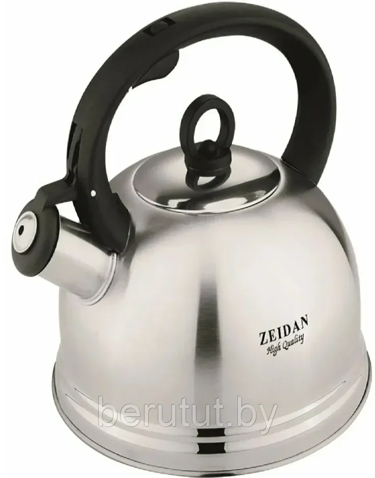 Чайник со свистком из нержавеющей стали 2.5 л Zeidan - фото 2 - id-p200385451
