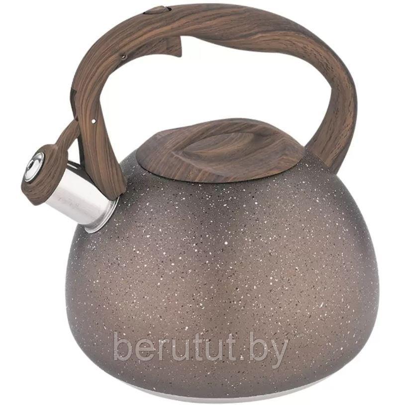 Чайник со свистком из нержавеющей стали 3 л Zeidan - фото 3 - id-p200385460